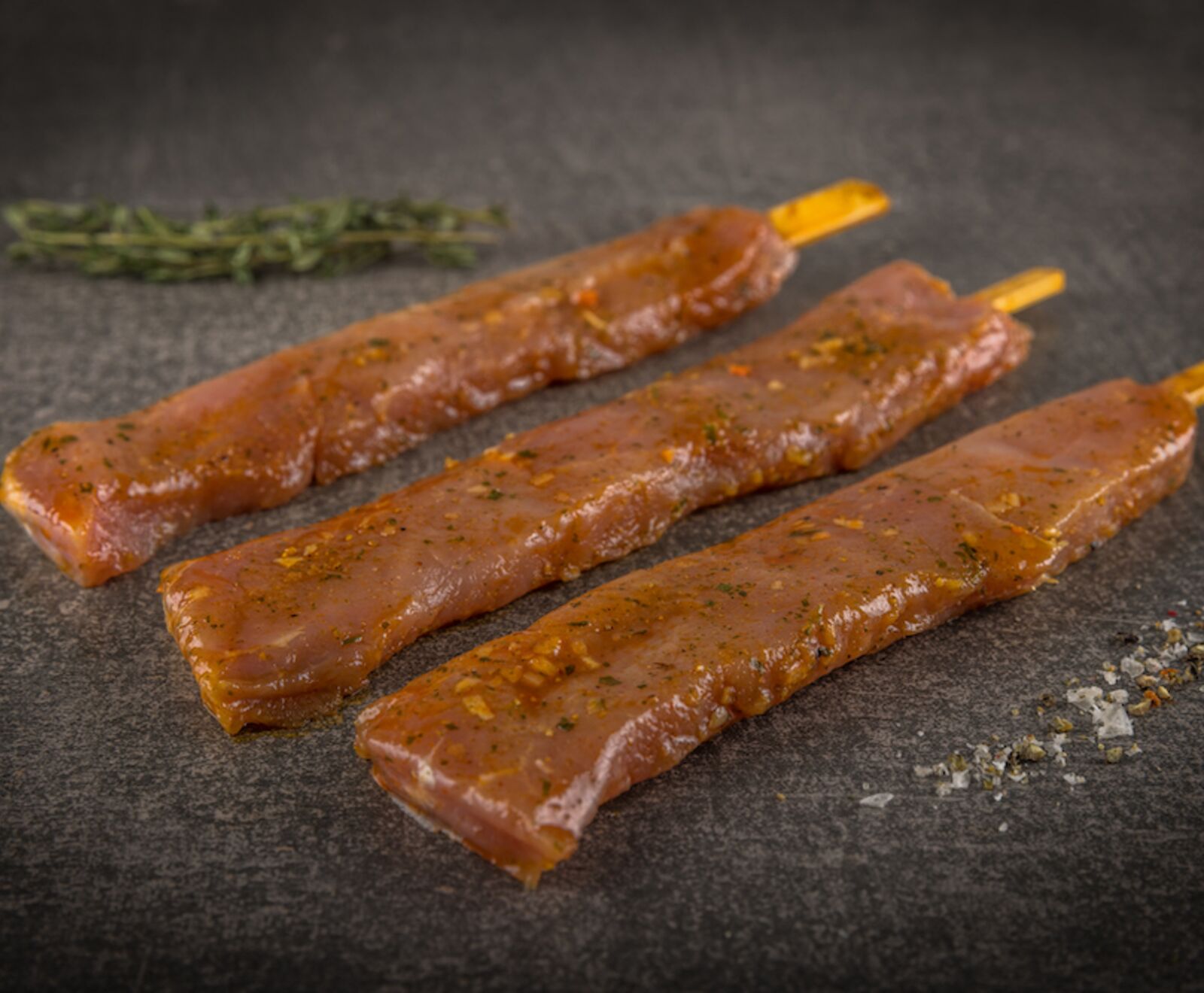 Niederrheinische Duroc Lummerspieße