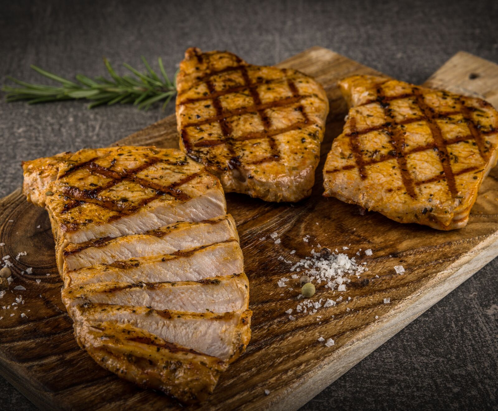 Niederrh. Duroc Lummersteaks mariniert