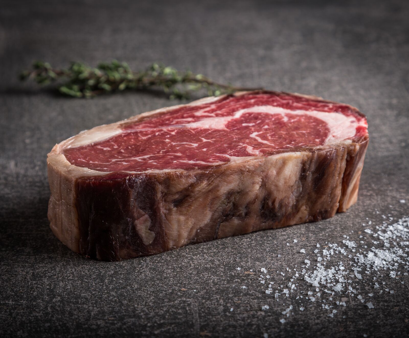US Black Angus Dry Aged Rib Eye Steak 