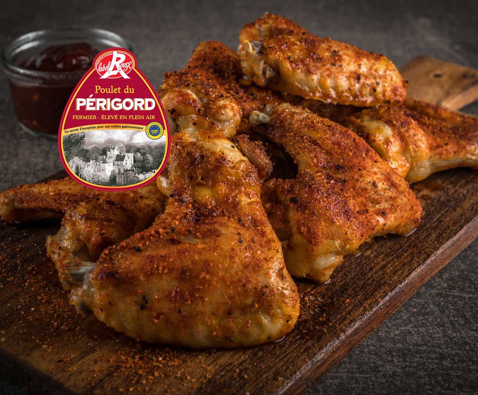 Französische Maishähnchen Chicken Wings 