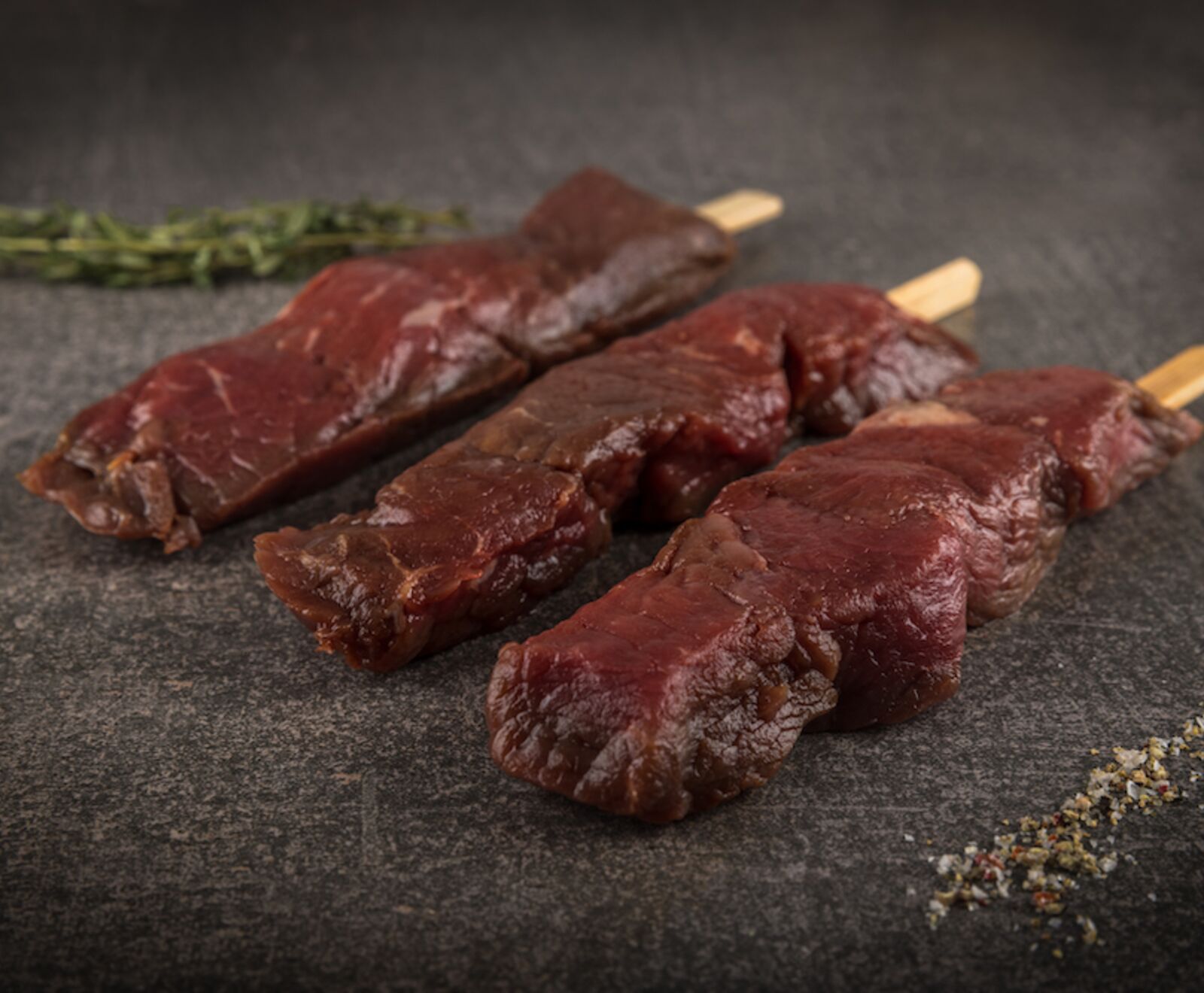 Irische Teriyaki Rinderhüftspieße