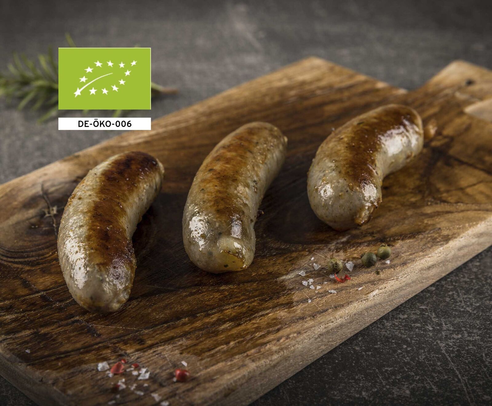 Schwäbische Bio Schweinebratwurst
