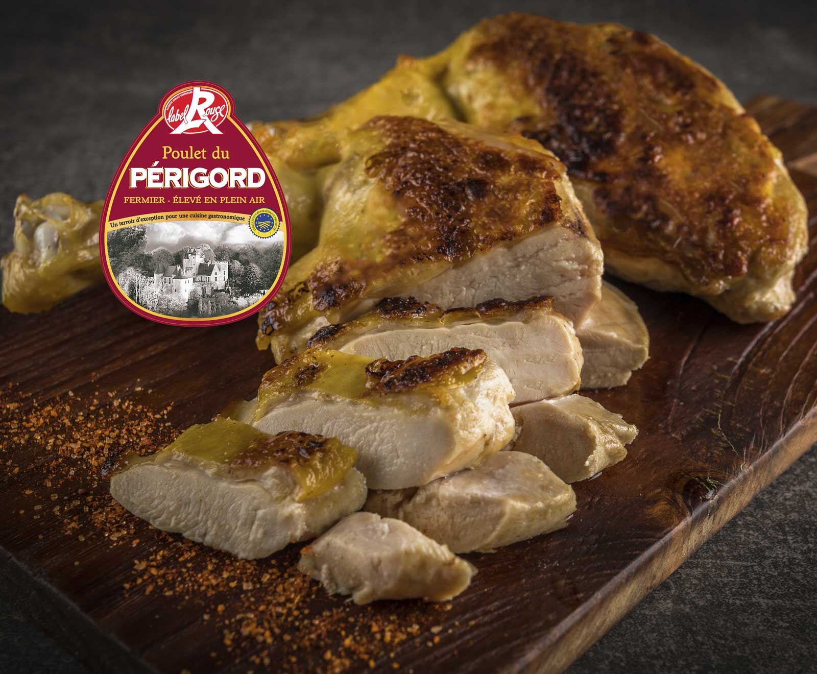 Französische Maishähnchen Brust Supreme (am Knochen)