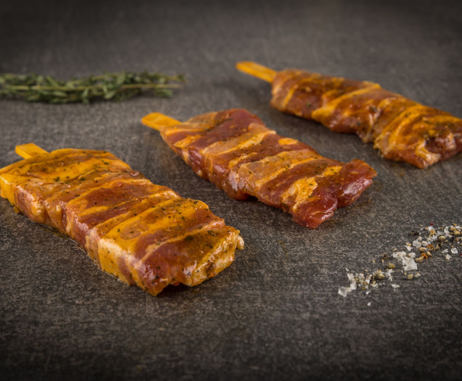 Niederrheinische Duroc Bauchspieße