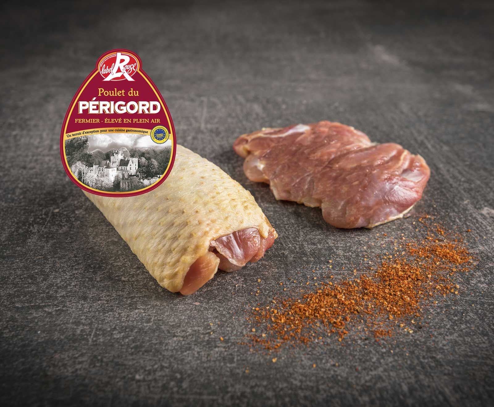 Französische Maishähnchen Keule (ausgelöst)